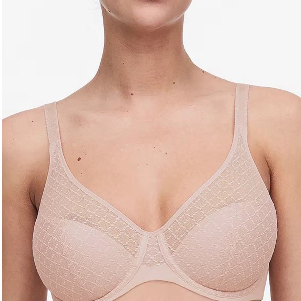 Chantelle Norah Chic Underwire Bra 36D Nude Rose